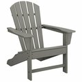 Polywood Palm Coast Slate Grey Adirondack Chair 633HNA10GY